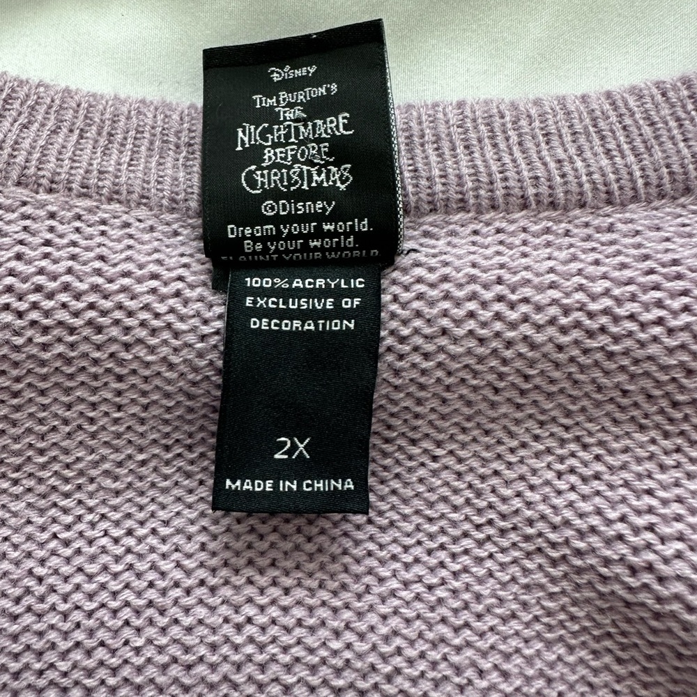 Her Universe The Nightmare Before Christmas Jack & Sally Skimmer Girls cardigan - Picture 7 of 8